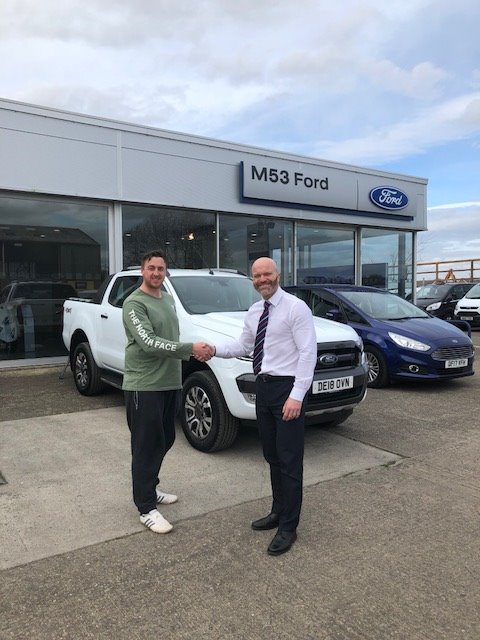Many thanks to Craig from C Beecham Builders, enjoy your new Ranger from all at M53 FORD..
