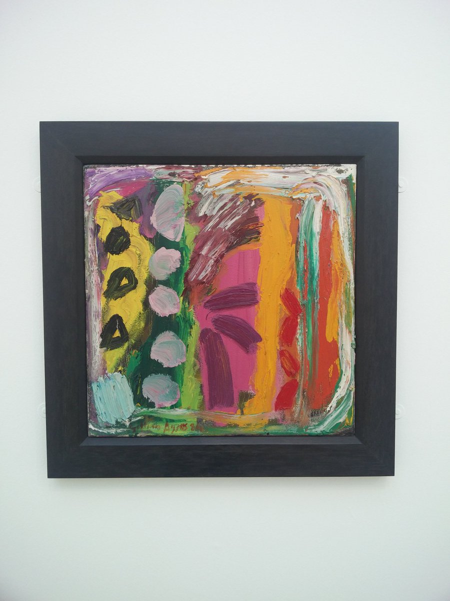 TimAPDavis's tweet photo. Gillian Ayres who died last week @LeedsArtGallery ... England's answer to Jackson Pollock #LAGLiveGuide https://t.co/dnFllXuPQ8