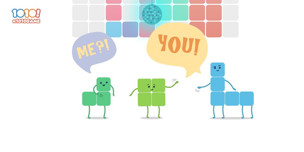 1010Game's tweet image. #1010Tips: Don&apos;t forget to consider all three options before you make your move! 😉 #1010Game