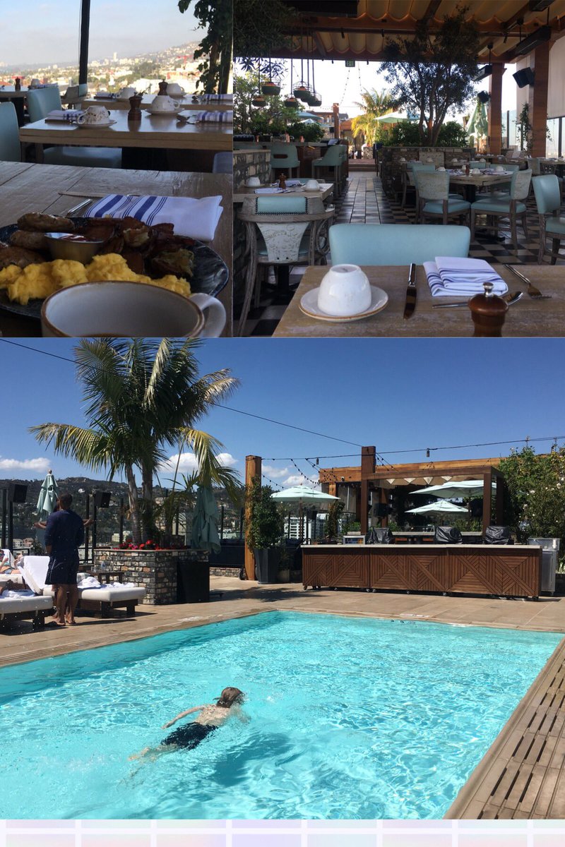 ChristanConvery's tweet image. Swimming some laps in the rooftop pool and under the warm sunshine while dining with a view! @dreamhotels @DreamHollywood #amazingstay #amazingweekend