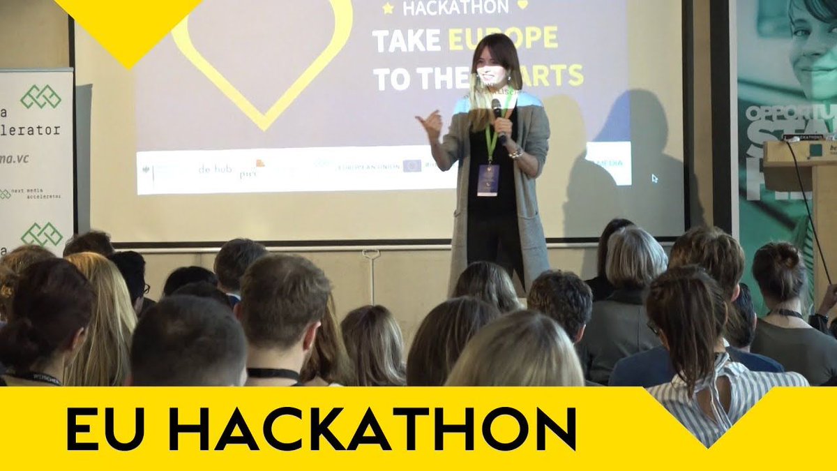 NMA_vc's tweet photo. Great recap of our #EUhack by @VentureTVde: https://t.co/Q8KYJIlX24 Takes us back to the great atmosphere and team spirit of the #hackathon. 👫🇪🇺 https://t.co/idXltKqS3e