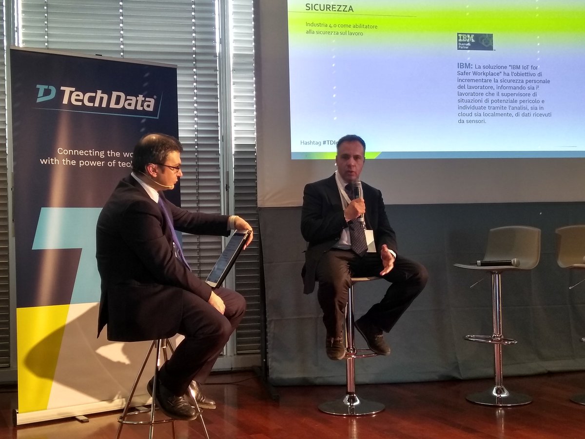 Cla_Gagliardini's tweet photo. Industria 4.0 come abilitatore alla sicurezza sul lavoro, con
Alberto Sardini - IBM Solution Architect di @IBMItalia
#TDIoT https://t.co/4EPVNdsMnu