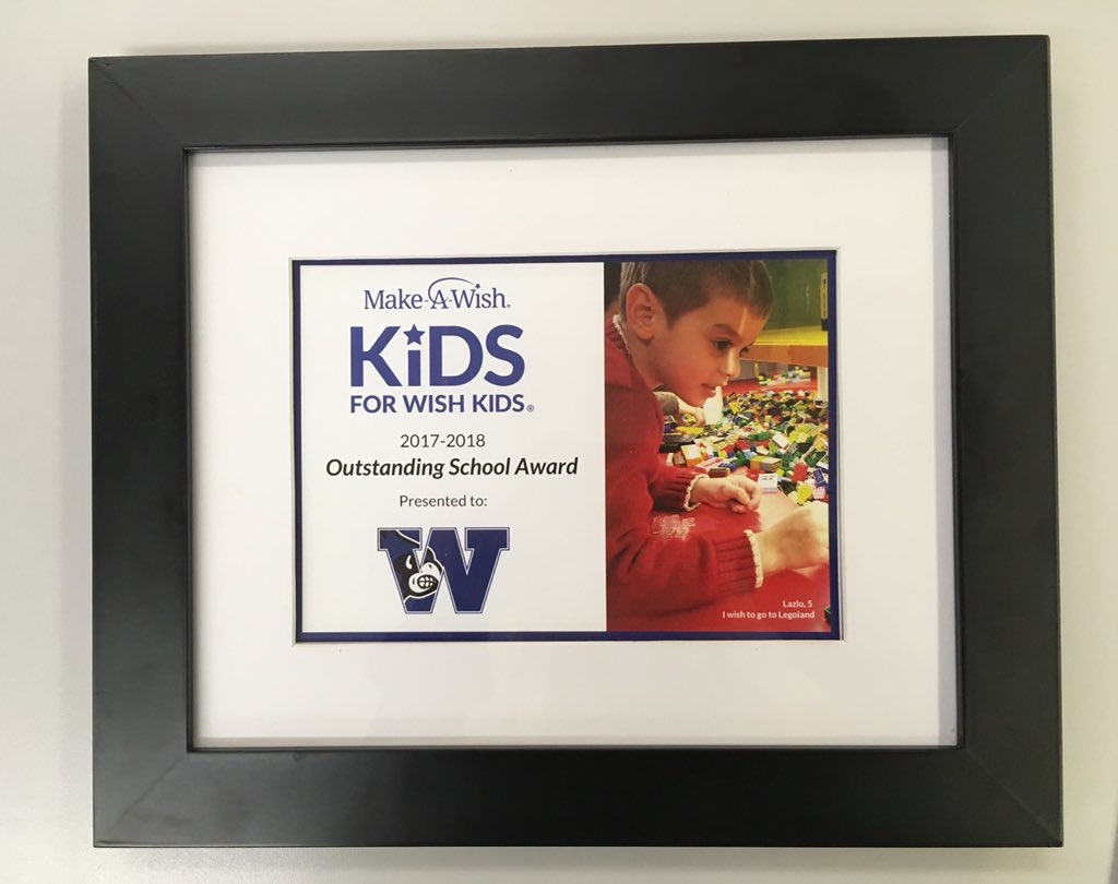 Thank you to everyone who supported Make-A-Swish. WHS was given an Outstanding School Award this weekend🔷💫 GO BLUE JAYS! #BJP #KidsForWishKids @MakeAWishMO