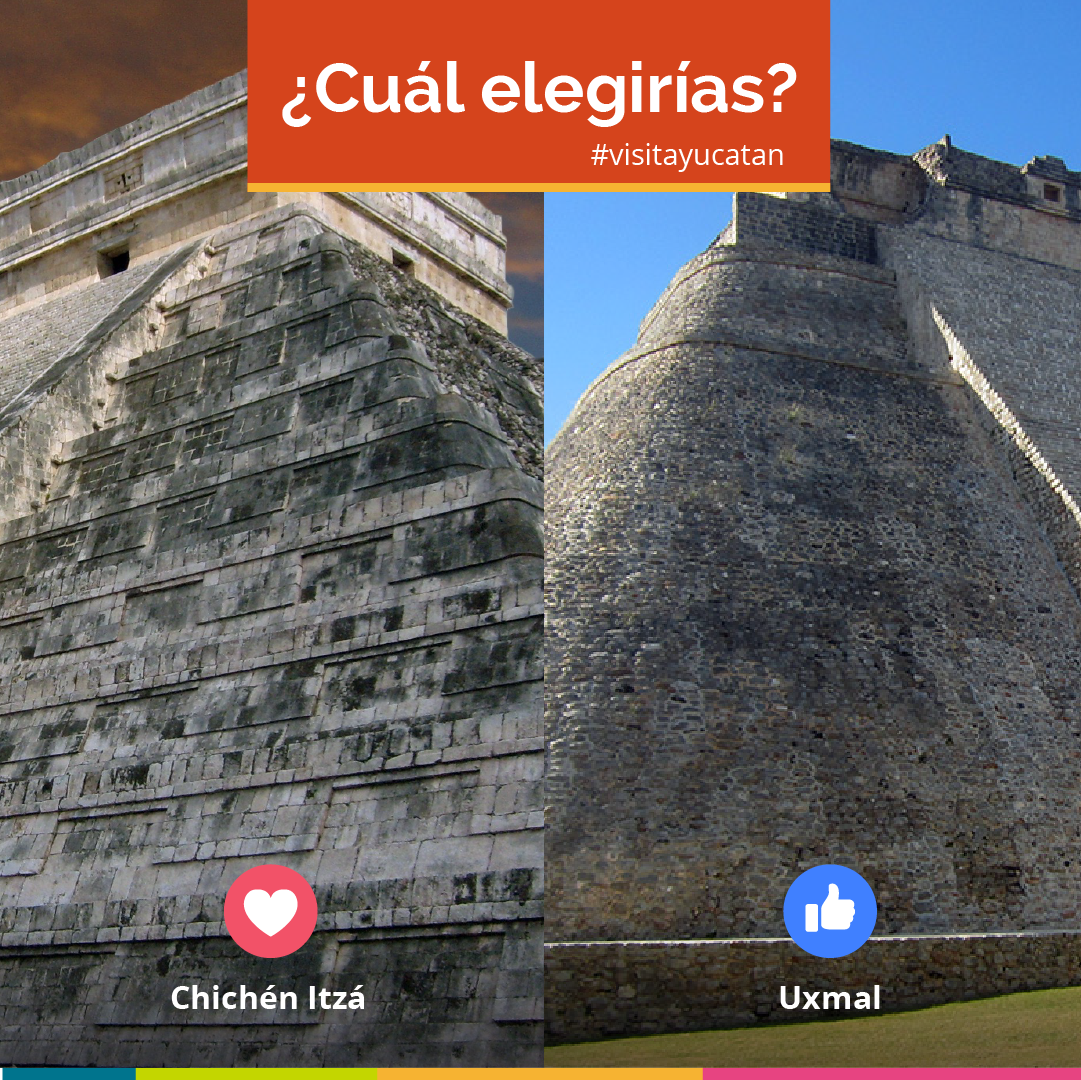 Chichén Itzá es una de las nuevas maravillas del mundo… Sin embargo, Uxmal tiene el encanto de una ciudad que fue construida 3 veces… ¿Cuál prefieres?
#VisitaYucatan #Uxmal #ChichenItza