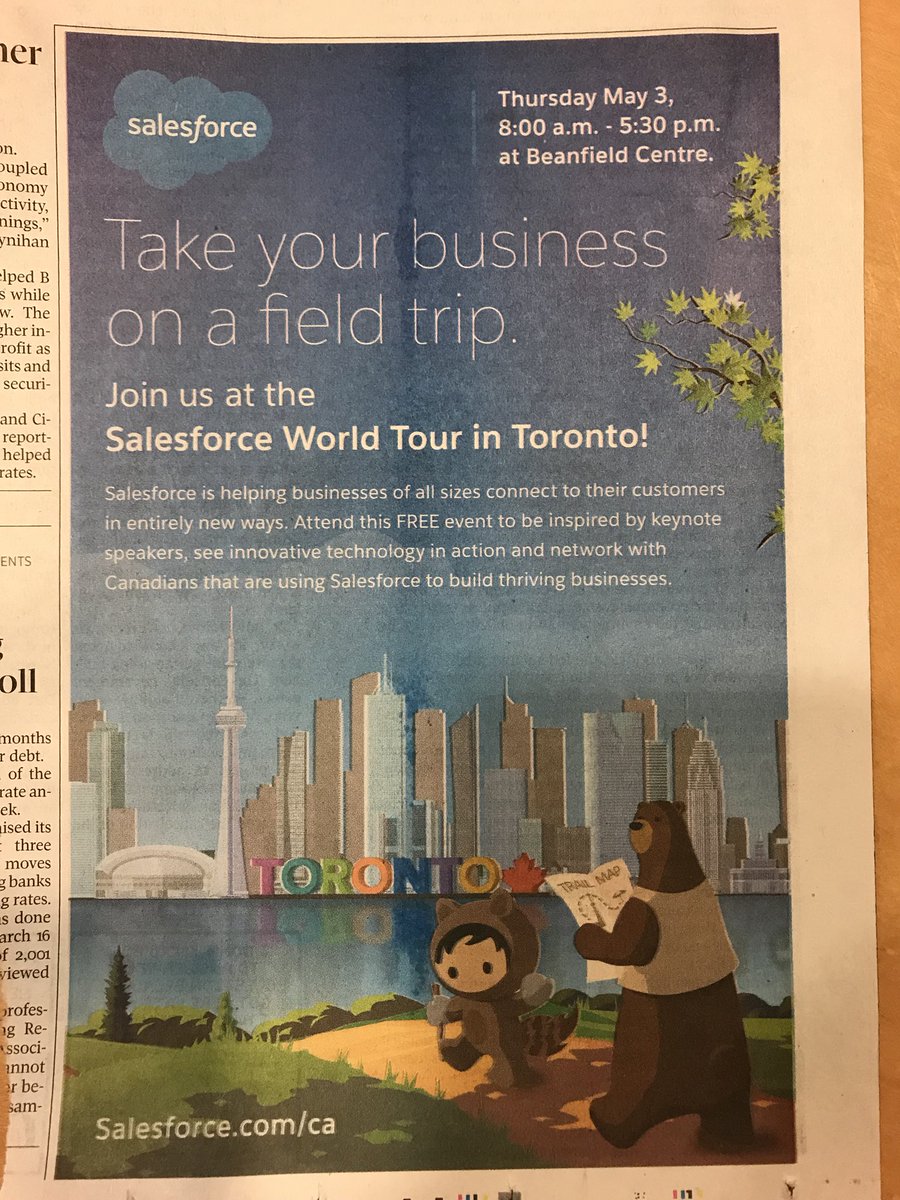 reyram's tweet photo. Great ad in today’s Globe. Definite value to a business field trip on May 3rd in Toronto. https://t.co/MbVUB7Qzxy https://t.co/SS1iZ6iDSn