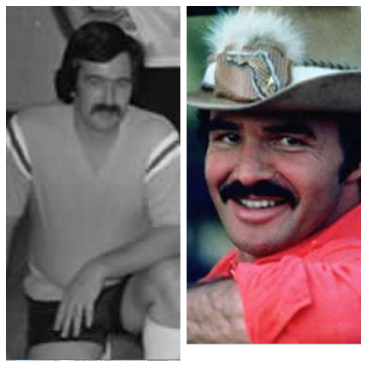 ROKETOP's tweet photo. Happy 68th birthday to my father. One of his first jobs was teaching Burt Reynolds how to grow and maintain his stache game.#mustachegame. https://t.co/0yf71lQIMt