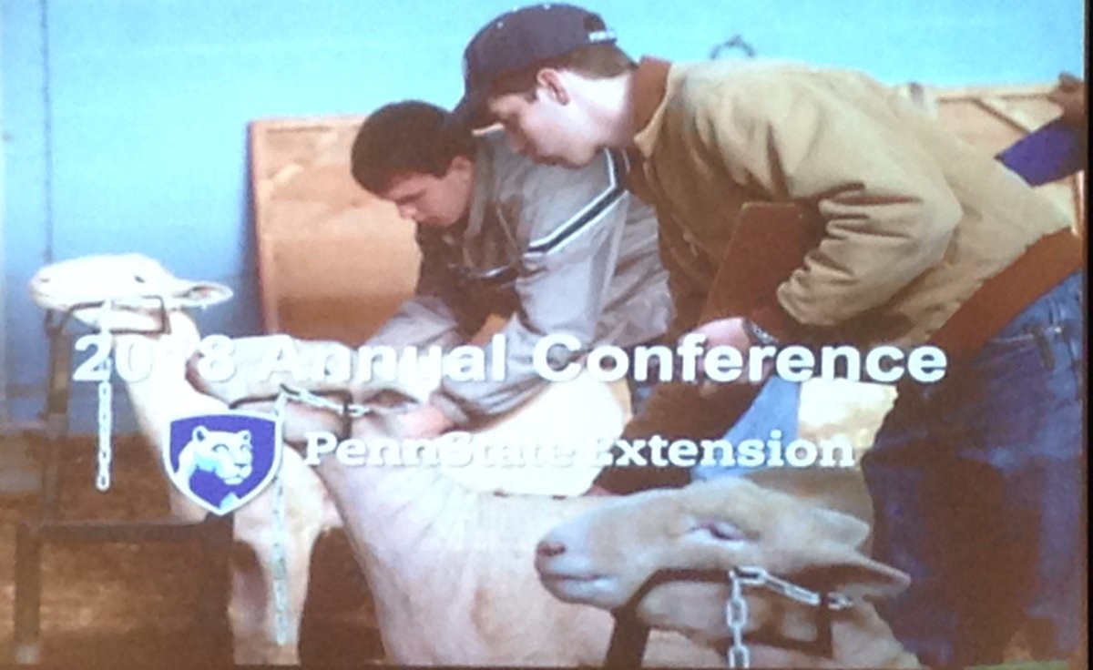 jcwcelb's tweet image. #Pennstateextension  conference 2018 starting out with great shoutouts to Excellent Every day #extension work. And Top notch talk from @Hersheys on Food Trends by Mark Swartz @psuextension