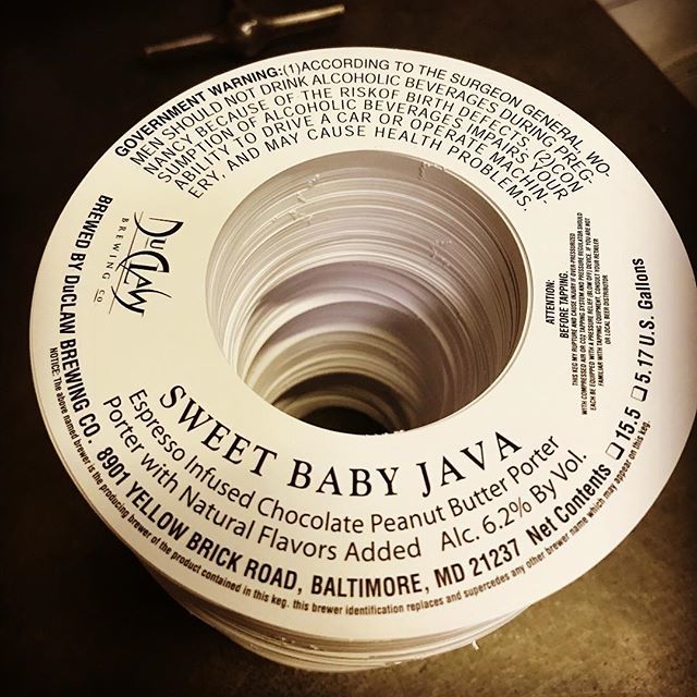vvroom's tweet image. Righteous Brew dude! #sweetbabyjava #craftbeer #damtherules #kegtag #porter #kegcollars