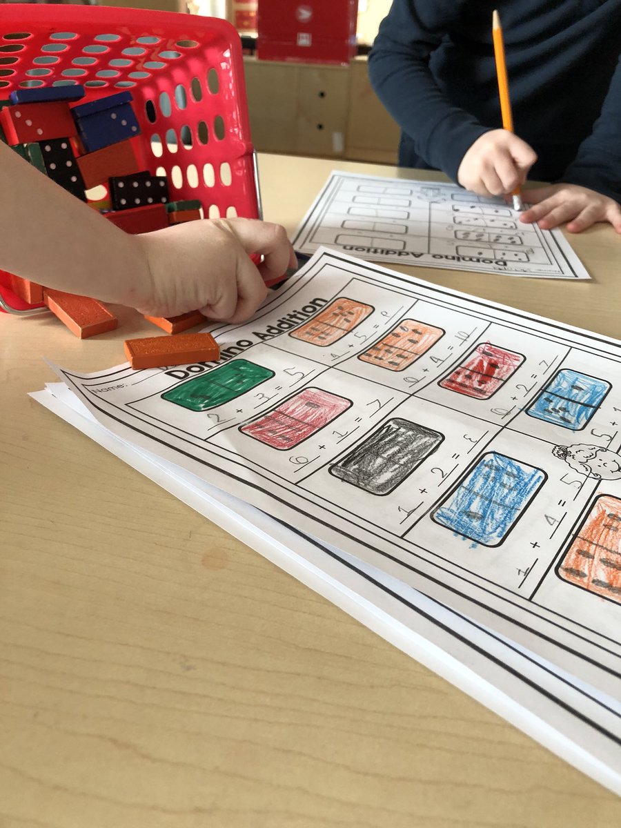 MrsE_DeBellis's tweet photo. When you have a student REALLY into the Domino bin in your classroom...you find ways to capture their attention at other centres 😁. #mathisfun #learningaddition
@saopmilton1 https://t.co/6Xw5SYgrT3
