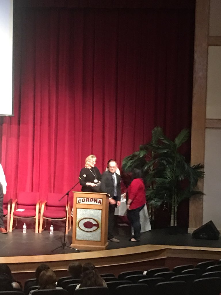 Congratulations to our Classified Employee of the Year- Ms. Martha Rubio! She cares so much for our students! Martha is also our resident photographer and does. Great Job! #hoocareswedo