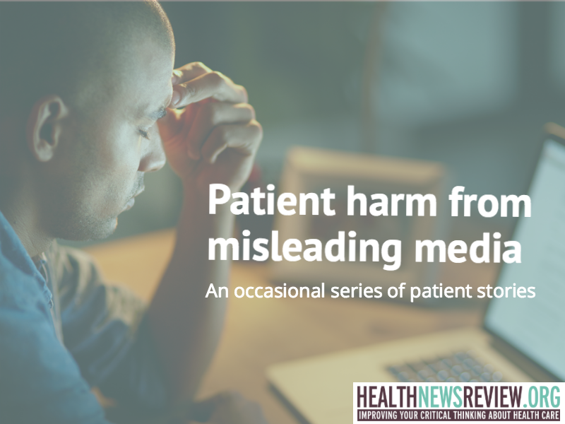 garyschwitzer's tweet photo. Today is 12th anniversary of daily publishing by https://t.co/qUndYR5jK7 - a day we introduce a new series on patient harm from misleading media, which I’ve been tracking for >30 years when I produced “Hope or Hype” CNN special. 
https://t.co/IjR4xDu2Hh https://t.co/PLG9JLvp6Q