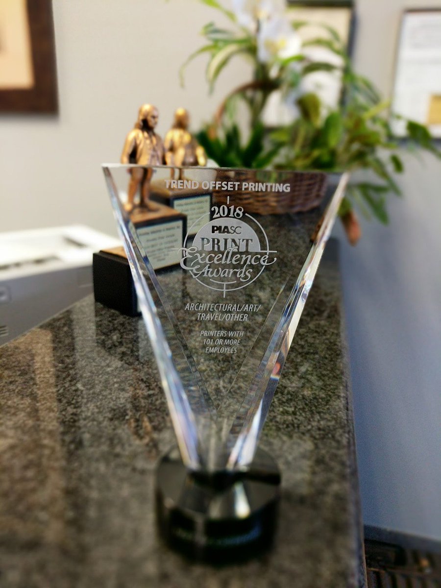 trendoffset's tweet image. We are honored to have a title we print win @PIASC's Print Excellence Award last weekend in the category of Architectural/Art/Travel/Other.