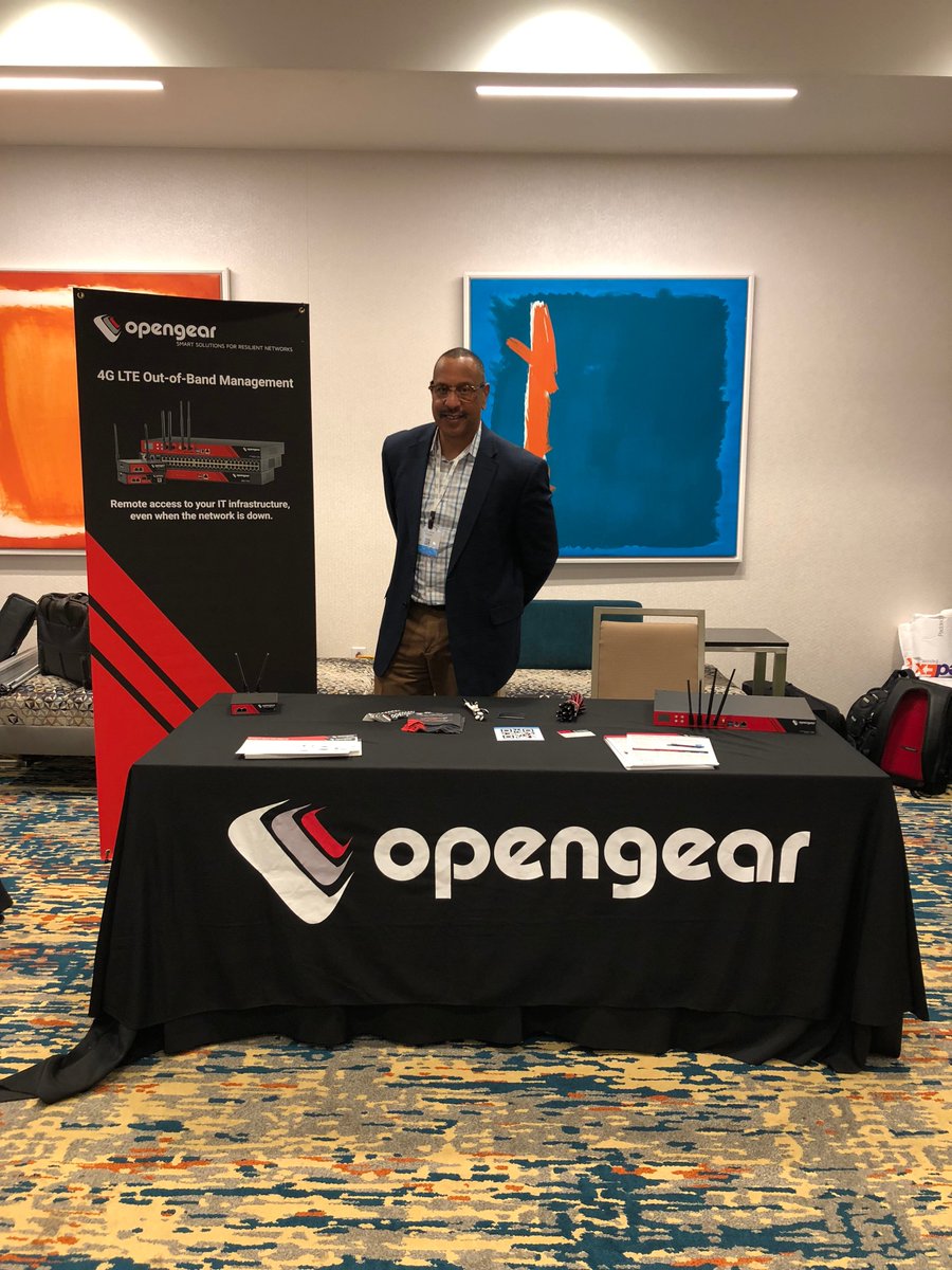 Opengear's tweet photo. We're at Cisco Connect in Pittsburgh today! Stop by and say Hi to Keith Jackson. #SmartOOB #NetworkResilience https://t.co/gehmq5We1g
