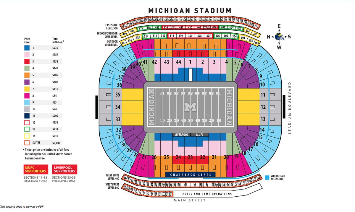 Man Utd Seating Chart