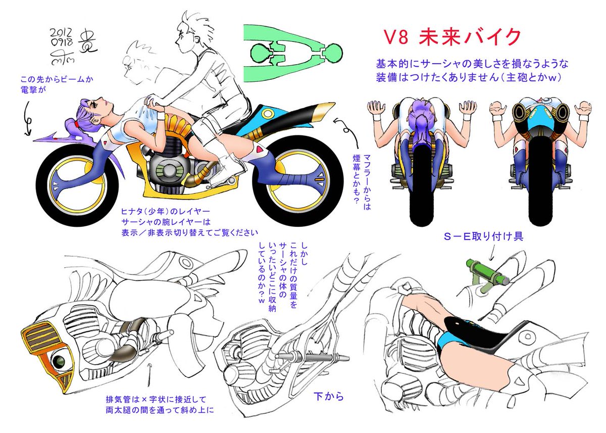 山本貴嗣 در توییتر Metal Max Xeno発売の4月19日まで いよいよあと1日 画像はメタルマックス4からサーシャ バイク モード設定画 12年 と没初期絵 山本貴嗣 در توییتر Metal Max Xeno発売の4月19日まで いよいよあと1日 画像はメタルマックス4からサーシャ バイク モード設定画 12年 と没初期絵