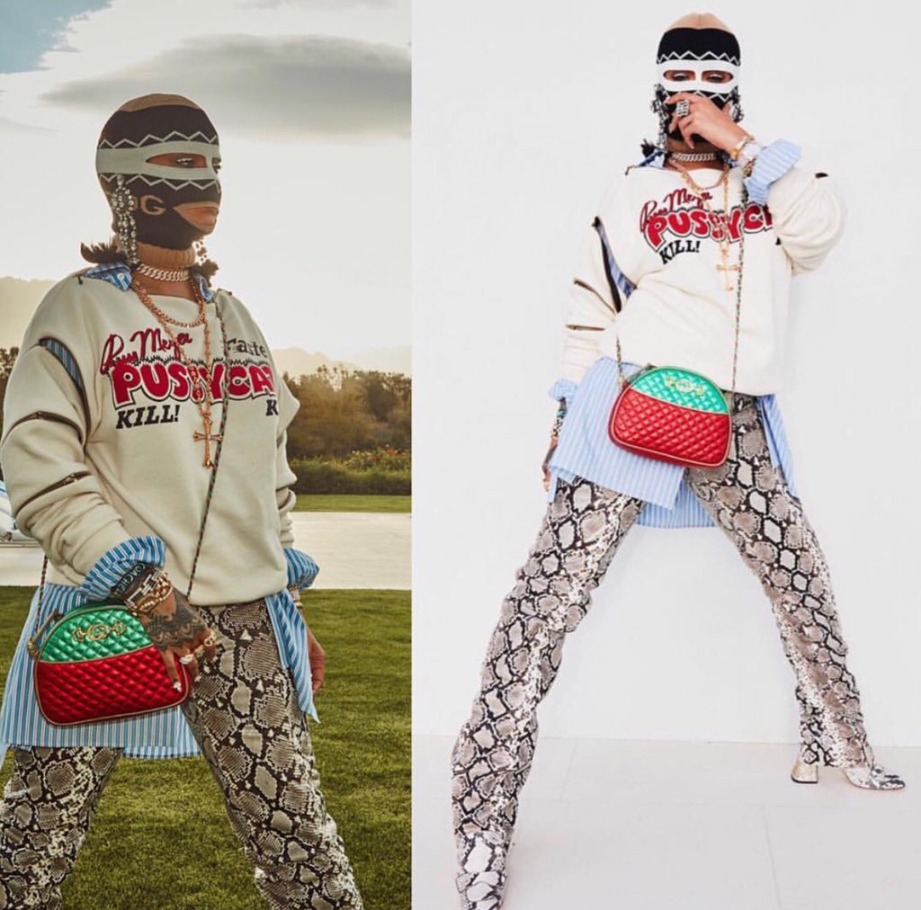 snobmobb's tweet photo. Okay @rihanna “Undisputed Fashion”
The ICON... “SnobApproved” GucciFW18#coachella#day#3#icon
#snoblife#snobmobb#themobbway https://t.co/O6FdPwbpmh