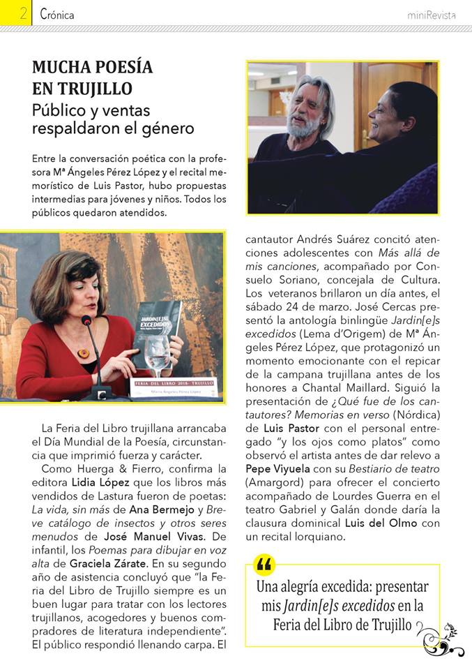 maica_rivera's tweet photo. ¡¡¡Aquí está nuestra nueva #miniRevista!!! @literocio @F_LibroTrujillo @JoseCercas @AlbertoCasero @Trujilloweb @CharoFierro @soybenicio @HuergayFierro @Arekorata @Lasturaedition @gohonchema @Miguelaccionpoe @Amargord @luispastor52 @Nordica_Libros https://t.co/UclSEPVDNG
