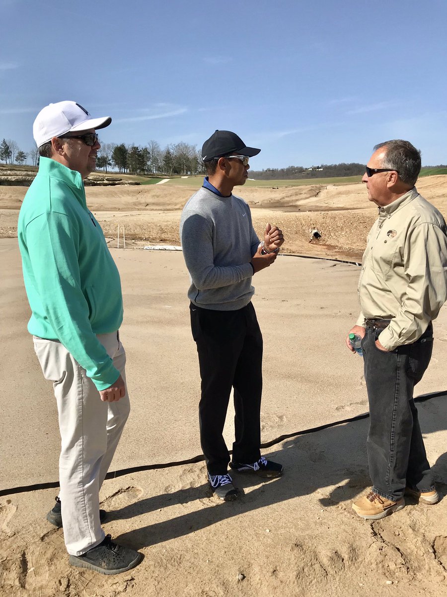tgrdesignbytw's tweet image. Beautiful morning spent at Payne's Valley with @TigerWoods and our friends at @GolfBigCedar