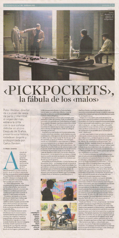 pickpocketsmdr's tweet photo. @pickpocketsmdr es una historia que nació mucho antes, pensada por @PeterWebber para ser grabada en Londres, pero que el destino aterrizó en las calles de Bogotá.
No se queden sin ver esta aventura que ya está en salas de cine. https://t.co/rZzBmpra28