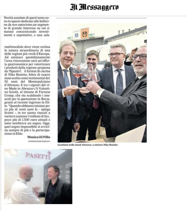 Cantina Tollo (@cantinatollo) on Twitter photo A #Vinitaly2018 <a href="/PaoloGentiloni/">Paolo Gentiloni</a> ha gustato i migliori vini delle terre del sisma. Brindisi al #Cerasuolo #CantinaTollo #Vinitaly #Abruzzo <a href="/ilmessaggeroit/">Il Messaggero</a> A #Vinitaly2018 <a href="/PaoloGentiloni/">Paolo Gentiloni</a> ha gustato i migliori vini delle terre del sisma. Brindisi al #Cerasuolo #CantinaTollo #Vinitaly #Abruzzo <a href="/ilmessaggeroit/">Il Messaggero</a>