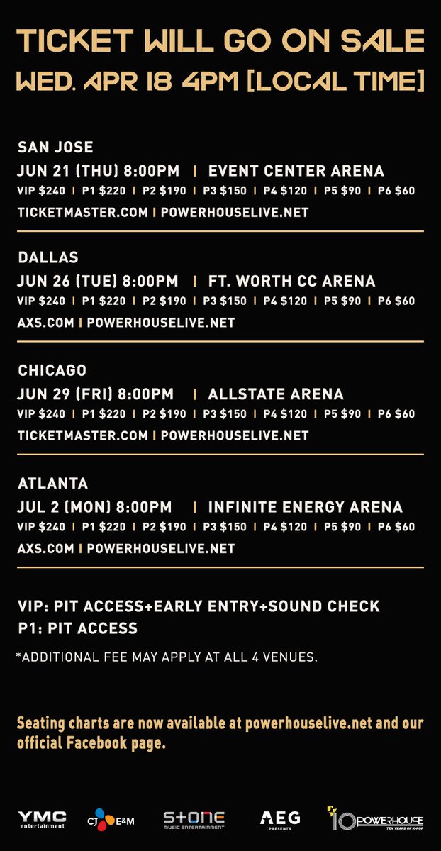 Powerhouse Seating Chart 2018