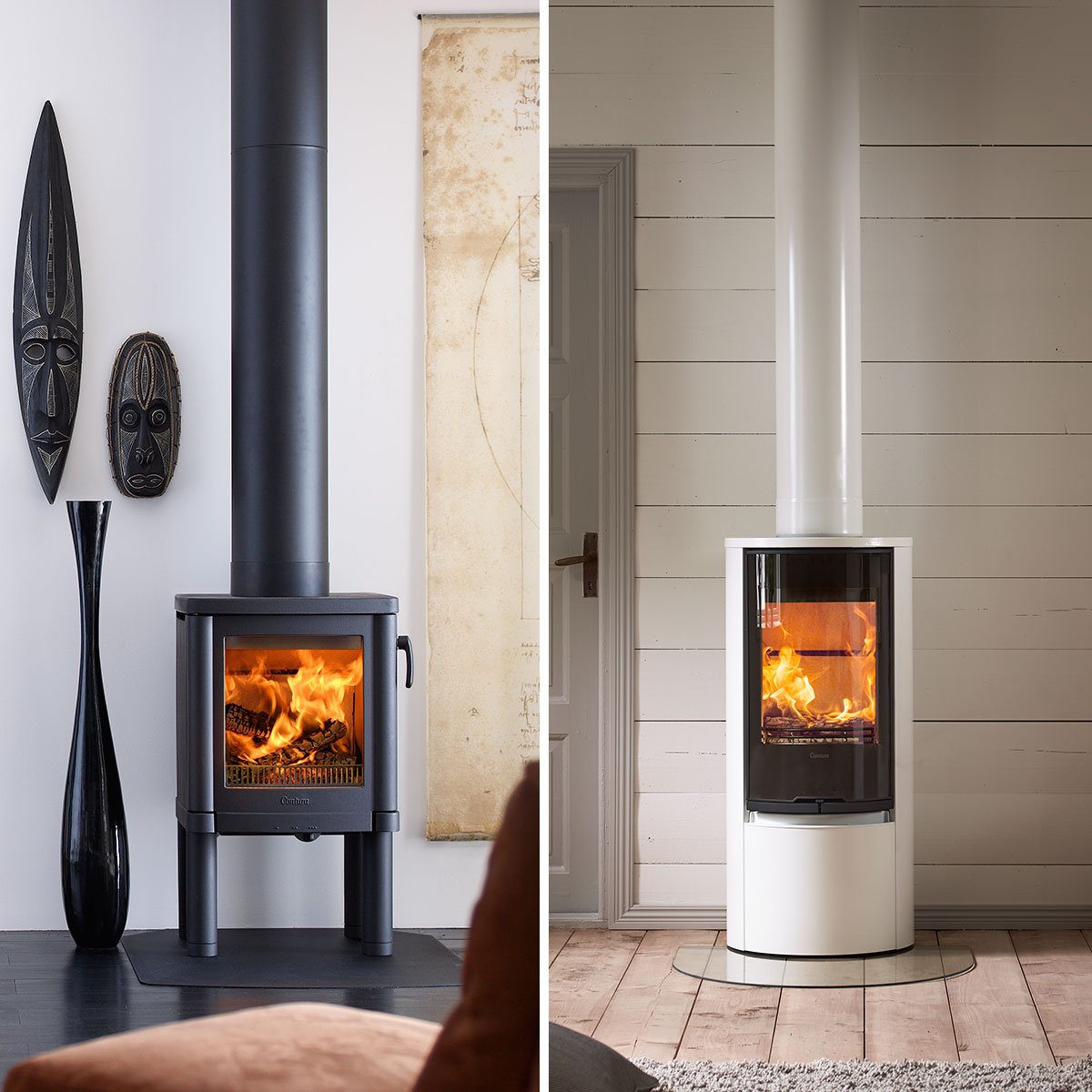 Contura on Twitter: Cast iron vs. steel wood burning stoves | Both  materials are used by #Contura to create stunning stoves. Discover the  differences between cast iron and steel and find the