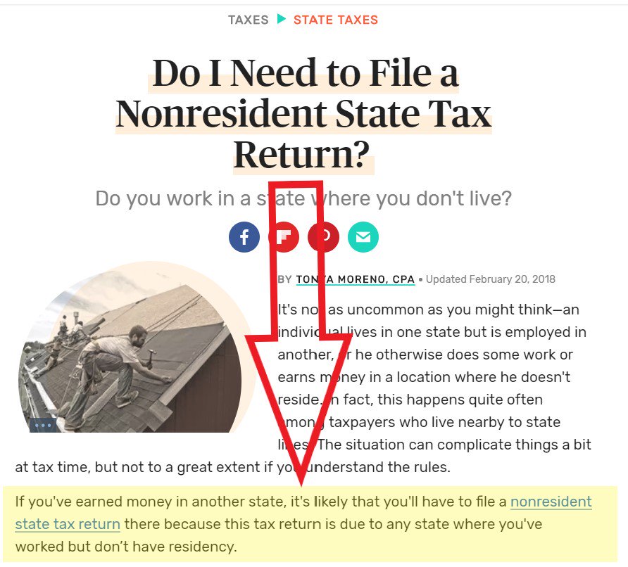 bgkeithley's tweet photo. #PFDcut factoid: Currently, non-residents earning income in AK pay tax on it to their home state (if one of the 43 w/ an #IncTax). If AK used a #FlatTax (instead of #PFDcuts), AK would receive those $$tax instead, reducing AKs share. Why is #akleg forcing AKs to pay MORE???? https://t.co/Zp7Yb0w9IW