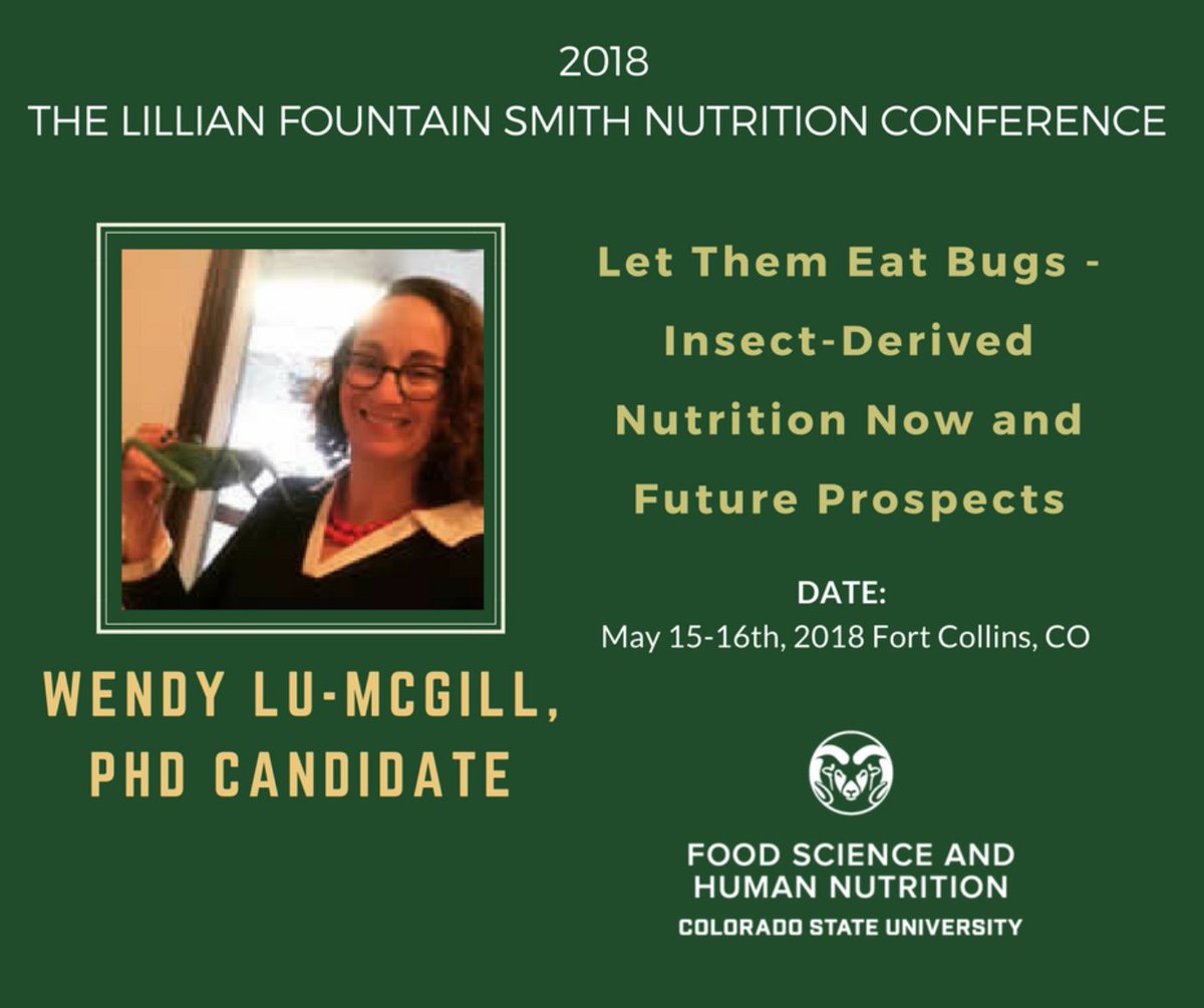 LFS_Conference's tweet photo. Wendy Lu-Mcgill's presentation will focus on the current uses of insects as food as well as future prospects for insect-derived ingredients including chitin, oil and isolated proteins! Register now to hear her speak https://t.co/6NAcLKLQ5K https://t.co/12w53CUUn3