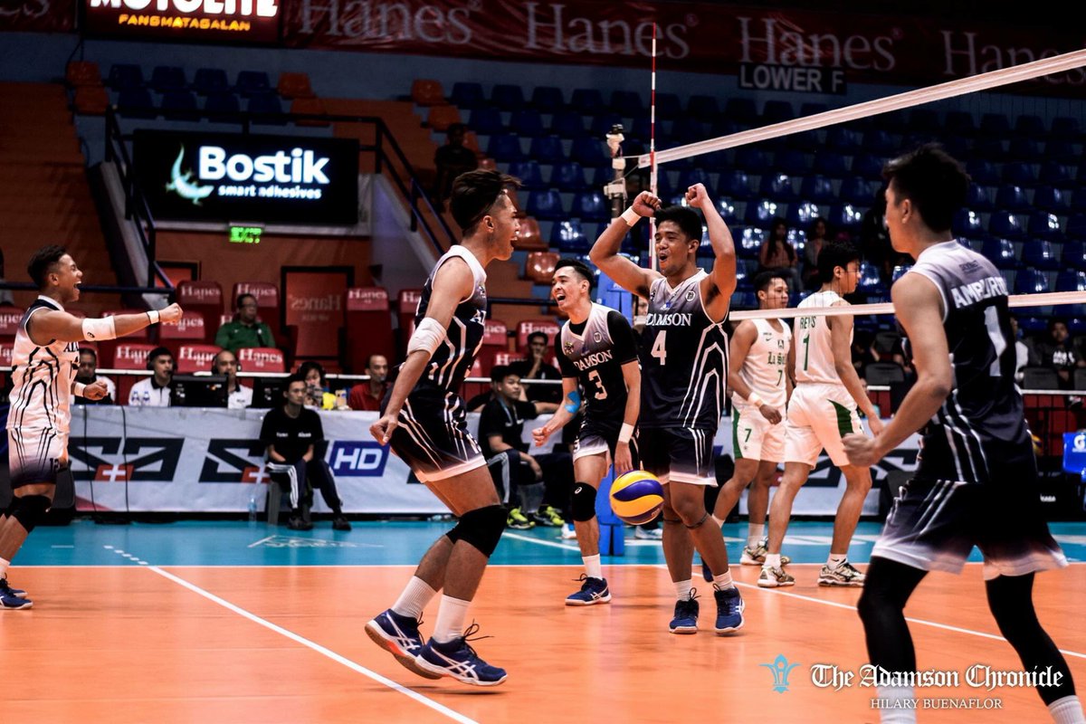 AdU_Volleyball's tweet photo. Cheer & support AdU MEN'S VOLLEYBALL TEAM tomorrow as they try to snatch the final spot in the Final 4 of the UAAP Men's Volleyball tournament tomorrow against UST Tigers.
Game time is at 2pm at Fil Oil Flying V Arena.
#GoForFinal4
#LabanAdamson
#Unawakanahimo
📷@ADUchronicle https://t.co/5syGXEhspO