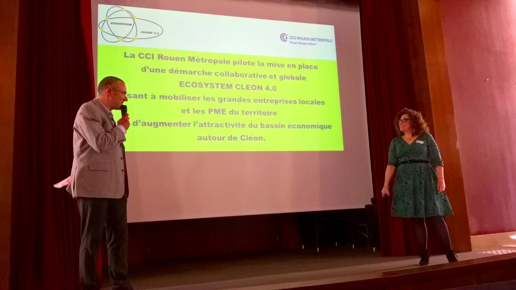 CE_Normandie's tweet photo. Echanges autour des solutions énergétiques innovantes avec @EDFEN_officiel @renault_fr @CAseineeure lors du 1er Energy Meeting, lancé par #ecosystemcleon4 et organisé par @CCIRouenM et @MetropoleRouenN https://t.co/CMN3o6MtOe