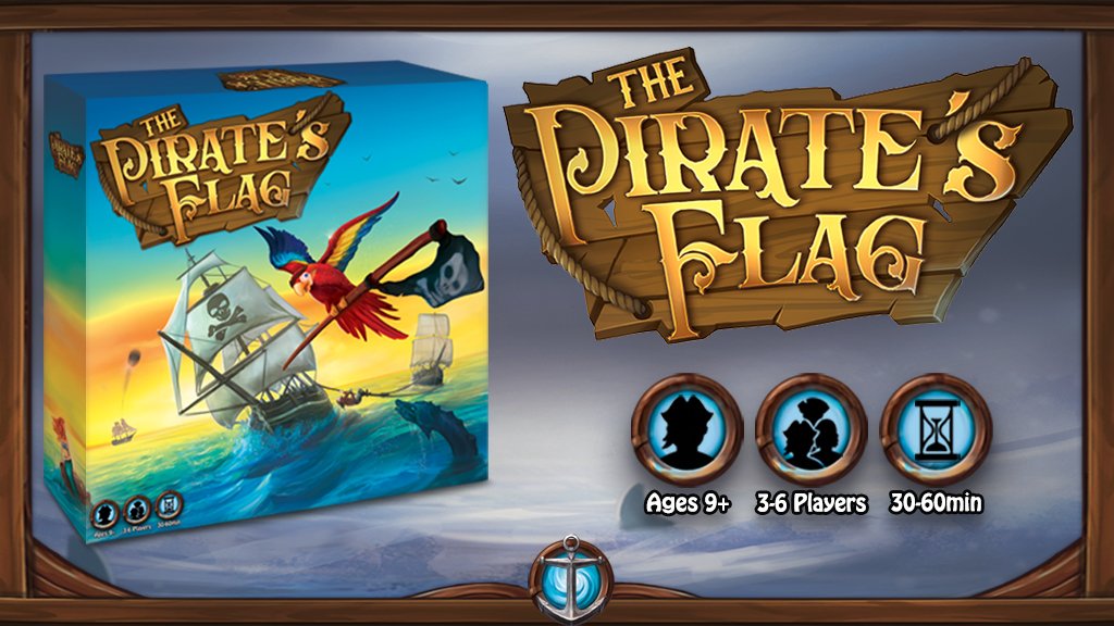 CardLords's tweet photo. A sense of adventure fills the air while waves crash against the rocks below.  The time to sail has come for The Pirate's Flag!  Live on Kickstarter https://t.co/FTdVipRBTK https://t.co/qGUwgQQMLr