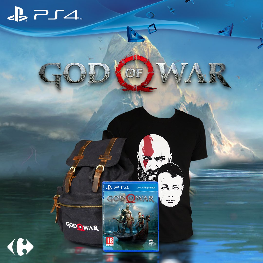 CarrefourFrance's tweet photo. Kratos revient plus badass que jamais, ce vendredi ⚔🤩 Pour fêter ça, on vous propose de gagner l'un des 2 packs #GodOfWar exclusifs 📀+🎒+👕 !!! Dépêchez-vous de RT+follow, tirage au sort le 20/04 !
Et pour les plus impatients 👉https://t.co/B0LOXRV1Ba https://t.co/hF0WbQIrzB