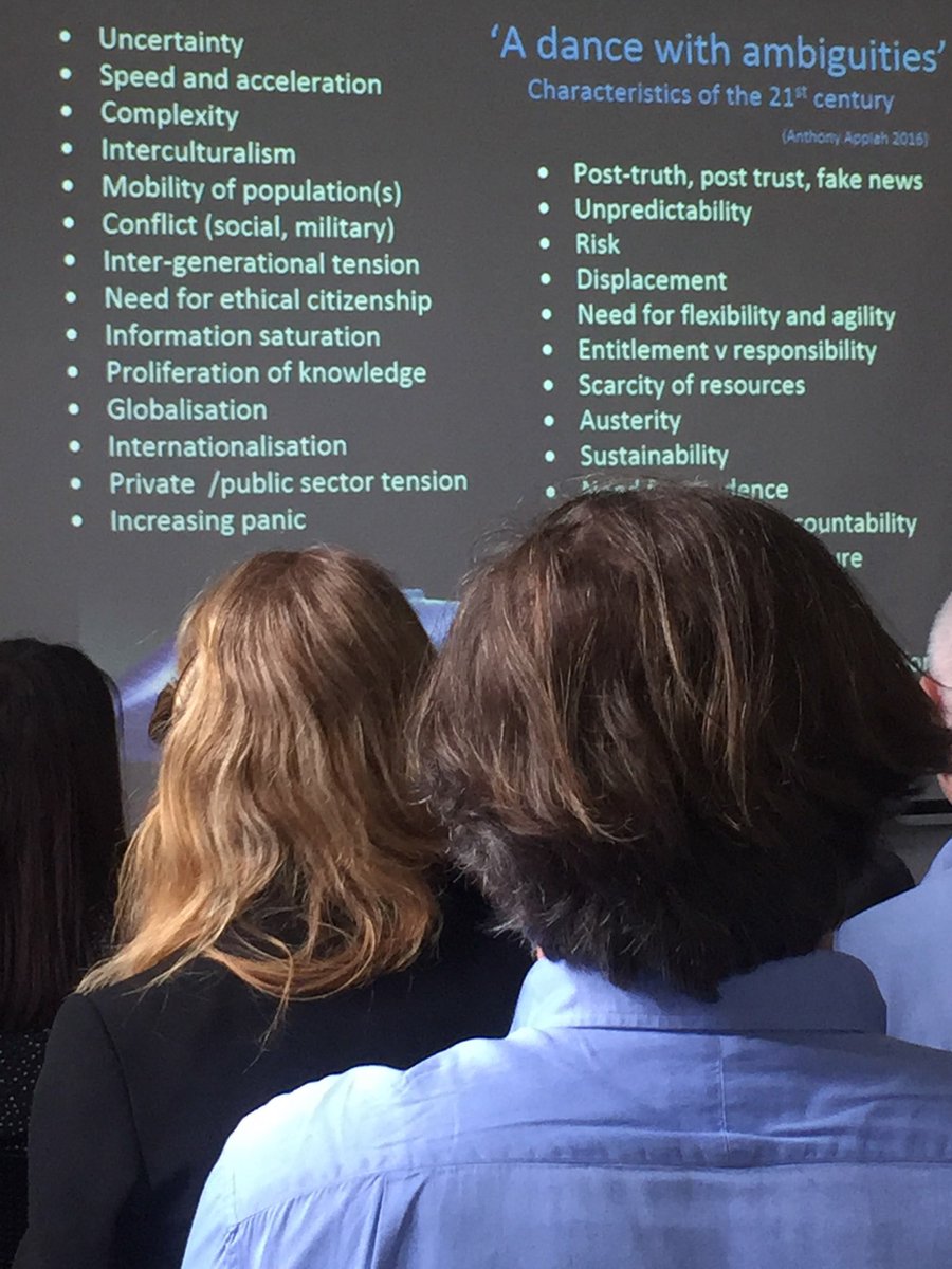 green_stewart's tweet photo. Characteristics of the 21st century  from Durham’s Professor Land at Salford’s improving Student Retention Conference @UWE_CSCT https://t.co/elBMBNyPxU