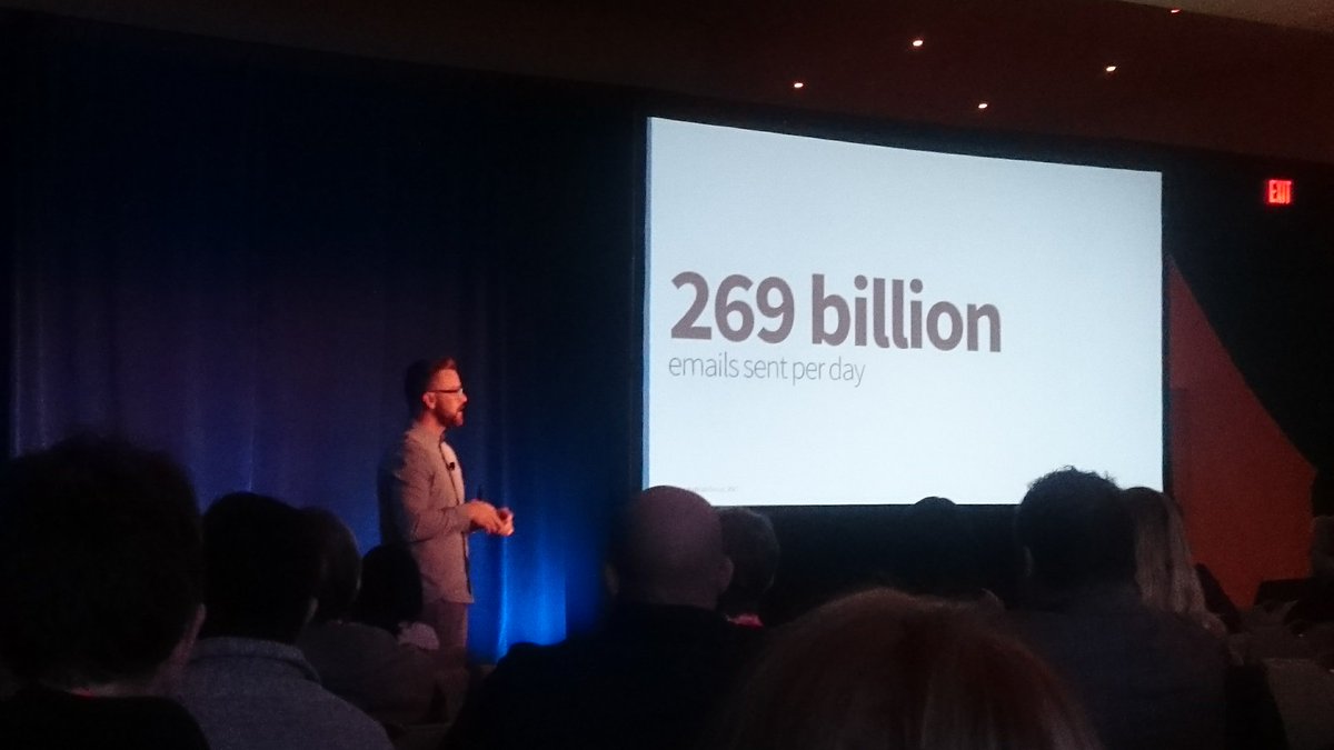HeyAmandaT's tweet photo. 269 Billion emails sent/day. How do you make yours stand out? #EmailMarketing #MarketingOps #MarketingAutomation #DSUM #DigitalSummitSeattle @michaeljbarber https://t.co/YnN771rhXb