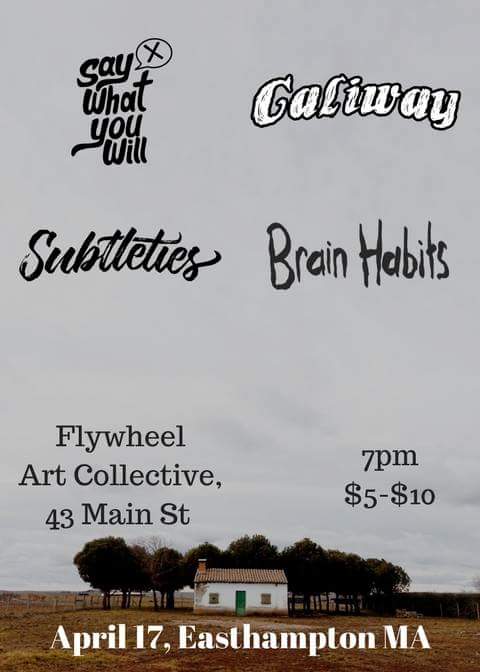 East Hampton, MA tonight! Thanks to everyone who made it out to the shows so far.