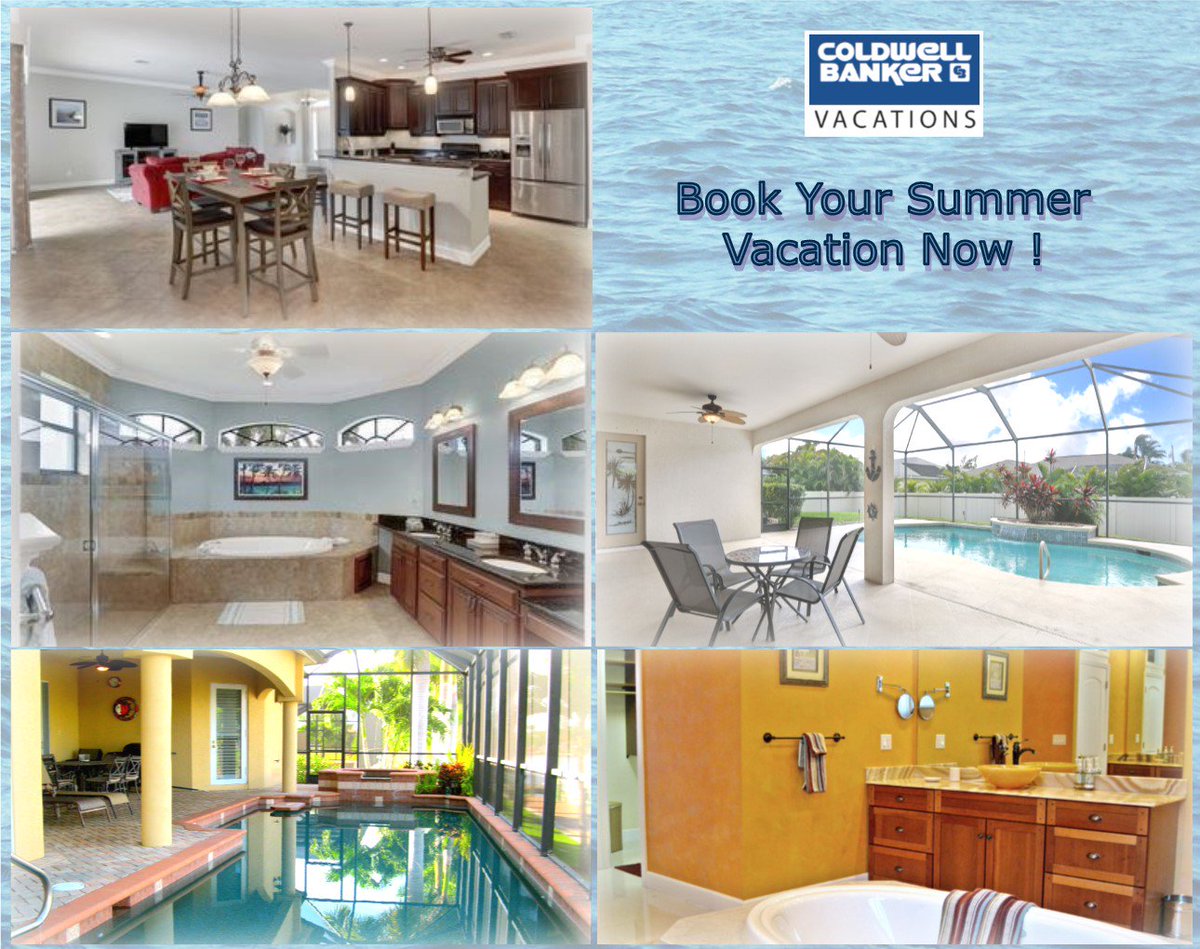 Now is the time to book a vacation rental home for Summer 2019!
Go to capecoralvacations.com 
#capecoral #swfl #vacationrentalhome #VacationHomes #vacation #LoveFL #petswelcome #petfriendly