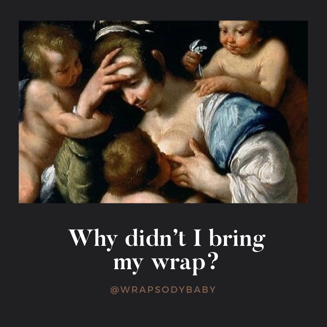 WrapsodyBaby's tweet photo. Did you catch our post on instagram? #parentingproblems #wheresmywrap https://t.co/ukAVSVskXb