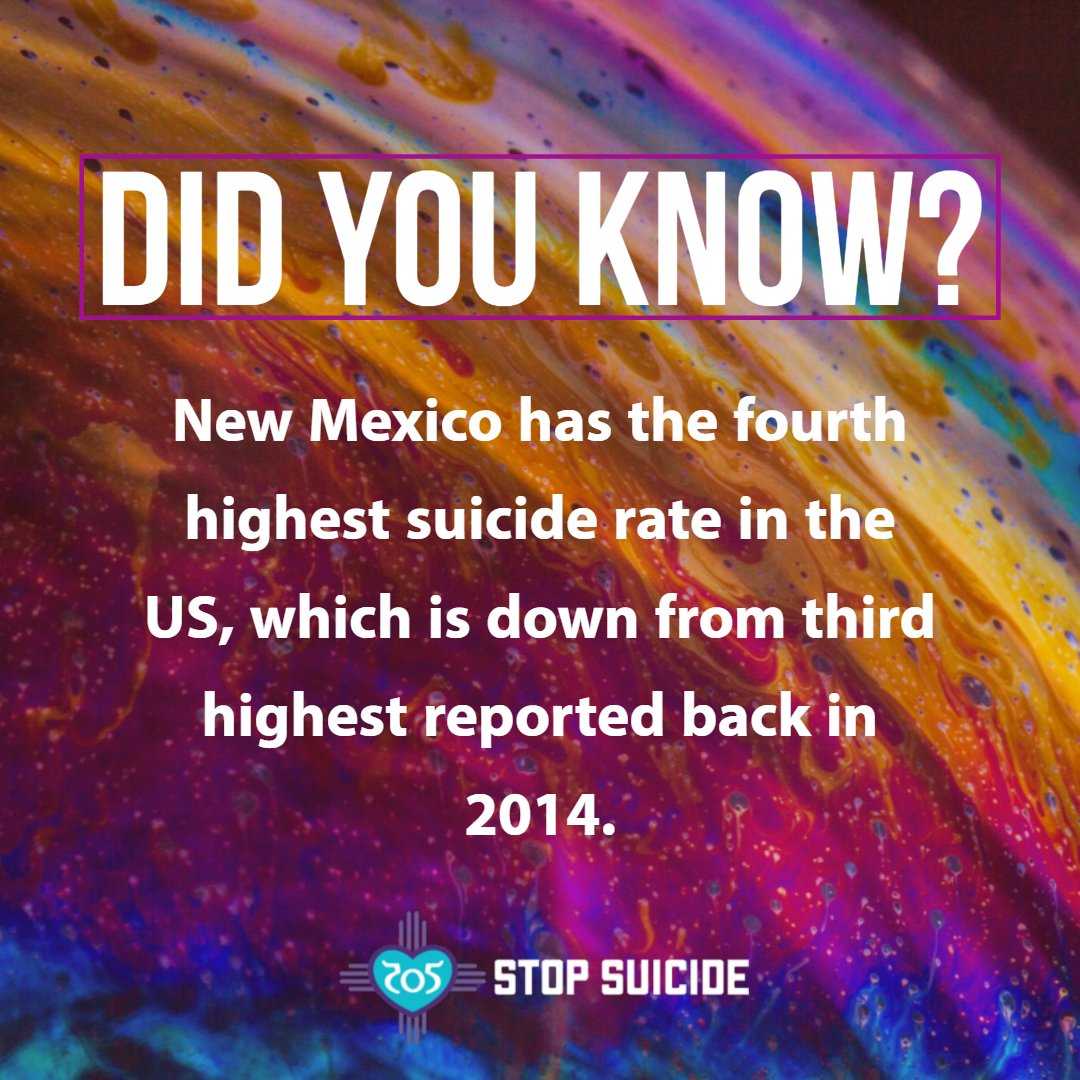 It is our vision in the future, that all residents of the 505 community will understand the value of their and others’ lives. You can help by becoming a Youth Mental Health First Aider! Visit bit.ly/2wTvnVU to sign up for the next training date. #505stopsuicide #NM