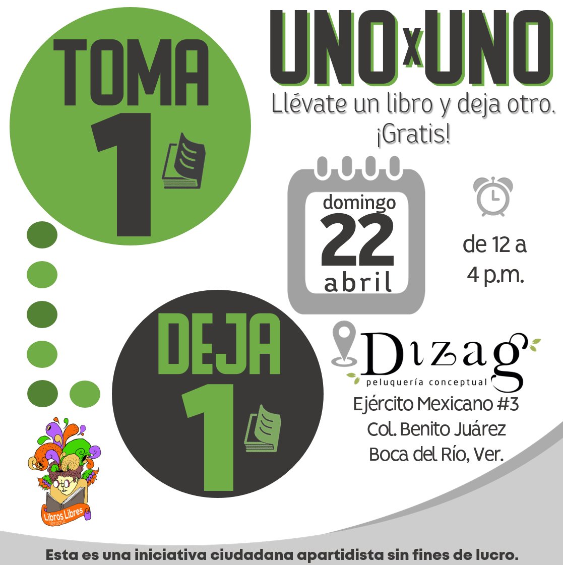 LibrosLibresVer's tweet photo. Lectores de Boca del Río, ¿están ahí? 🙈
Queremos invitarlos a intercambiar sus lecturas este domingo. ❤📚
#LeeyLibera https://t.co/gAeqxb32GY