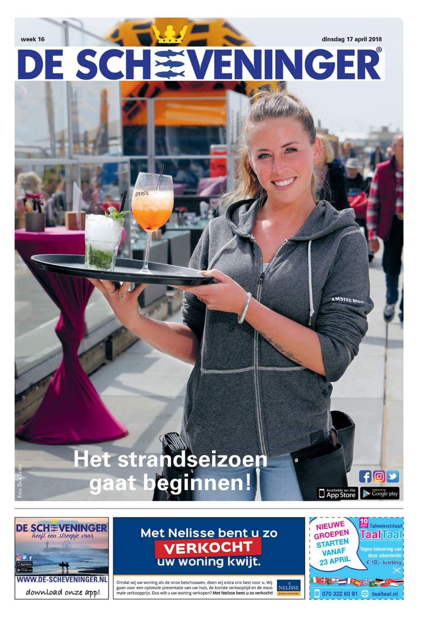 Zo is het , de zon en onze medewerkers zijn er klaar voor