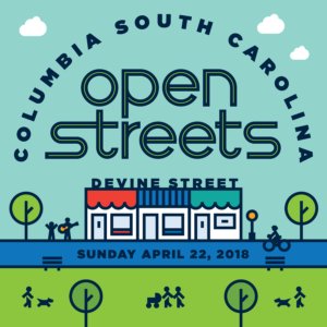 CityofColumbia's tweet image. •The City of Columbia Bicycle and Pedestrian Advisory Committee (BPAC) invites you to attend the City’s second annual Open Streets Event, Sunday, April 22nd, from 1-5pm along Devine Street. @NationalCivic  @allamericacity #AAC2018