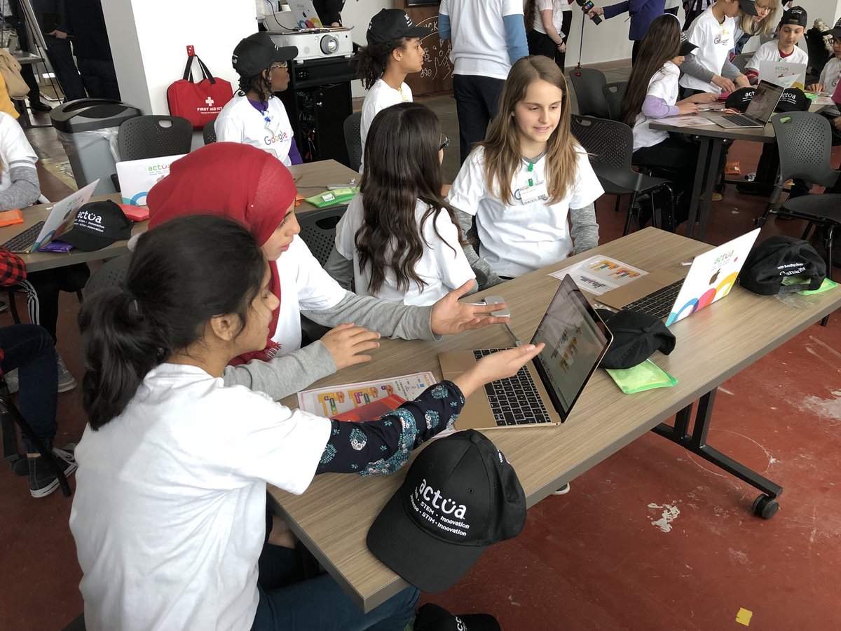 UWaterloo's tweet photo. .@Googleorg will also fund a $200,000 grant to Engineering Science Quest, through the @UWEngOutreach, to create an experiential learning program in the Google Community Space that will help local youth build computational thinking and digital skills. #GoogleKW #UWaterloo https://t.co/ArxqrCRl7H