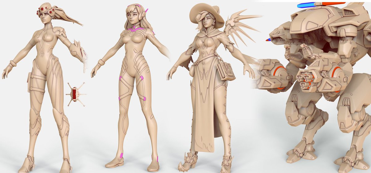오버워치 선임 아티스트 Donald Phan가 공개한 오버워치 영웅, 스킨, 무기 모델링들 Overwatch Senior Developer 'Donald Phan' Heroes, Skins, Weapons 3D Modeling Share...
