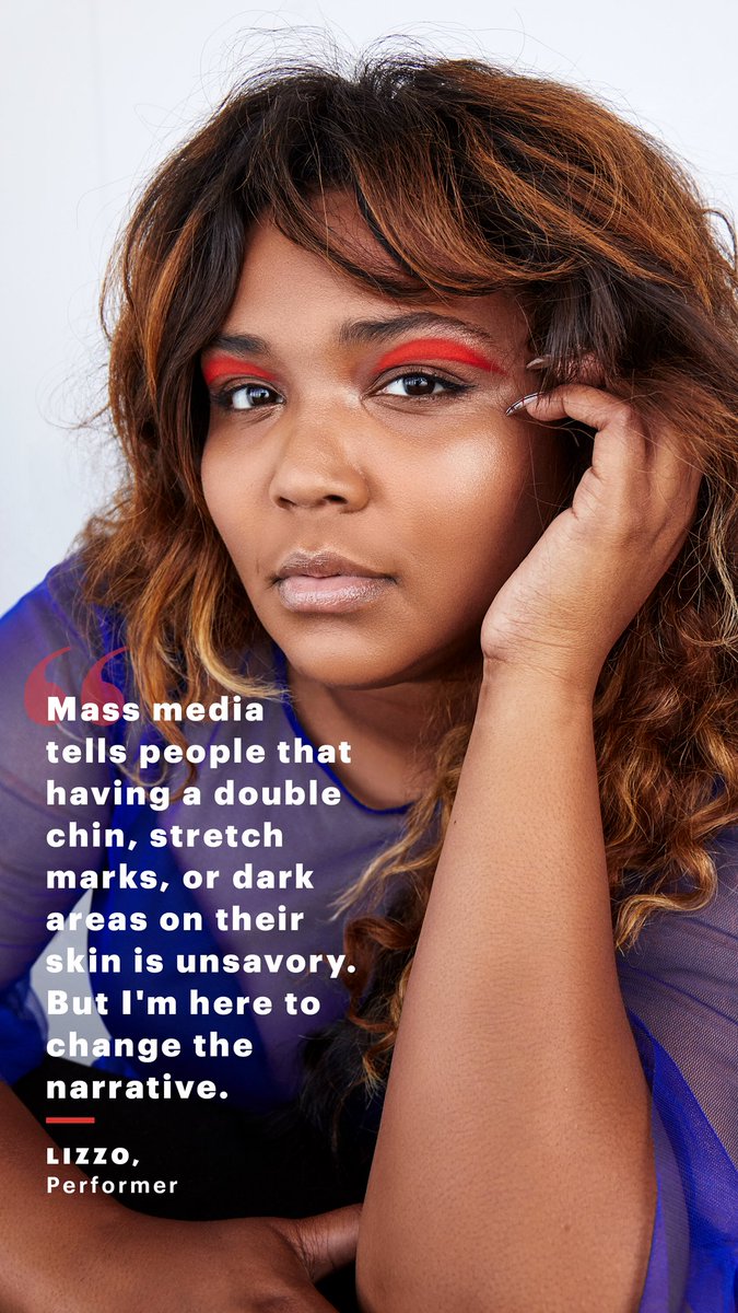 lizzo's tweet photo. FAT DOES NOT = UGLY. Love Yourself. Eat like you love yourself. Drink water like you love yourself. Dance &amp; move your body like you love yourself. Next time someone calls you fat remember you’ve got fat in your body just like them. And having fat is beautiful. @Allure_magazine https://t.co/Iu2v9tTt0H