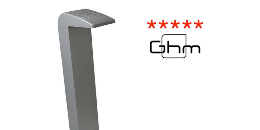 Need a 5-star bollard? Here's one! The <a href="/GHMEclatec/">GHM Eclatec B.V.</a> Trek: "slightly Z-shaped so the light illuminates the front face of the bollard". buff.ly/2Jh3jPb #lighting