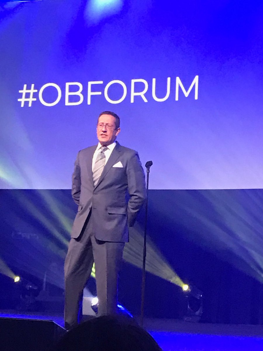 «These are not normal times. Are you all in business? God help you!» Richard Quest #obforum