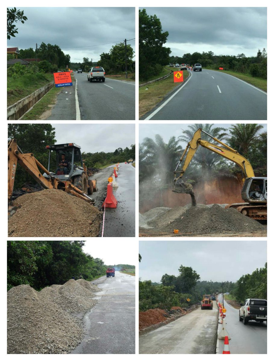 AHTNU_Area3's tweet image. Info 10/04/2018
Sambungan kerja² berkala pavement 2018 di Daerah Setiu di jalan T168 Jln Chaluk / Gong Terap / Bukit Putera sec 6.10 - 6.30 menggunakan kaedah PMC 
@AHTNUC_TSRM @JKRSetiu