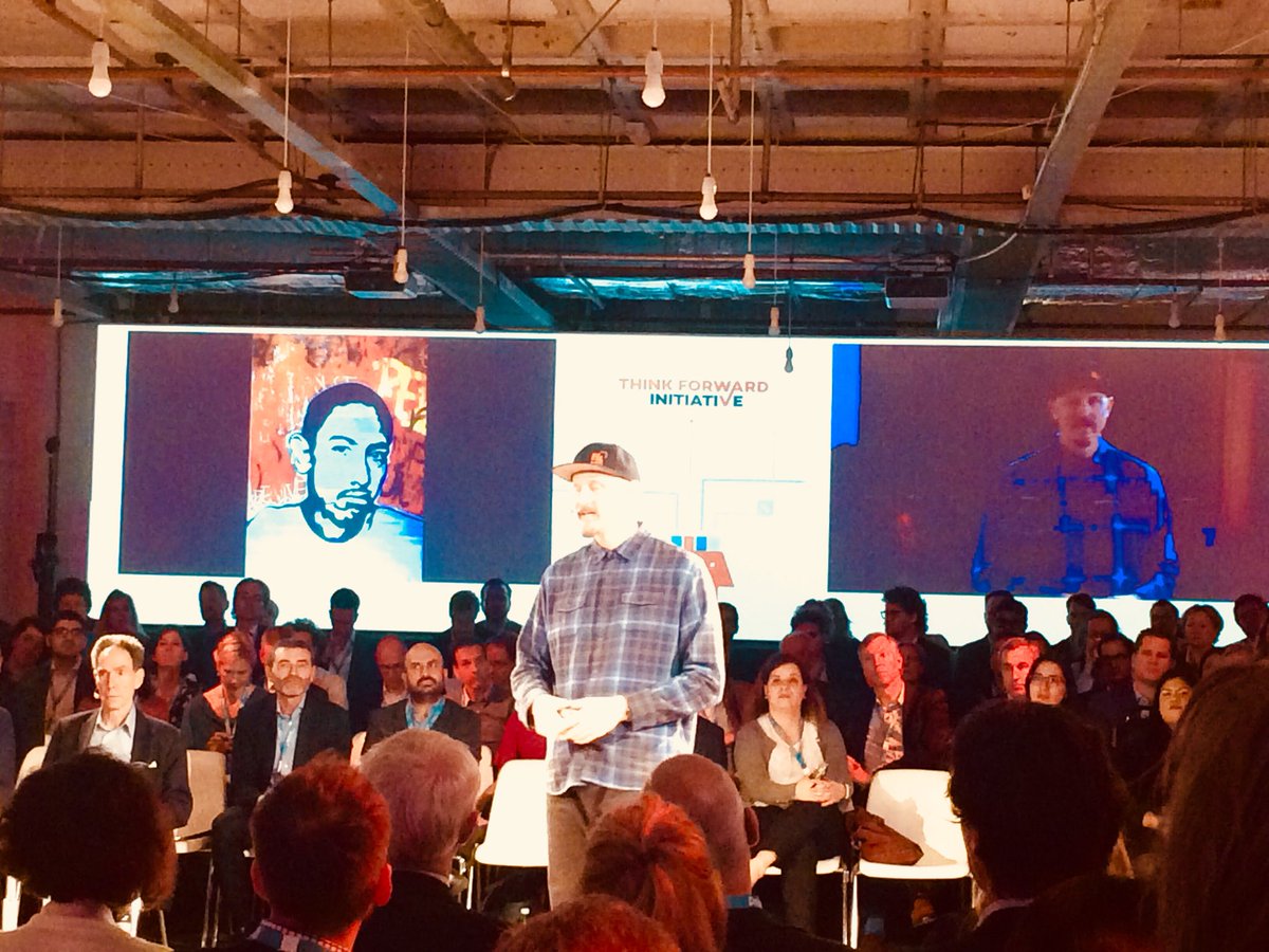 Willem_deVocht's tweet photo. Great inspiring speech by @MickEbeling about @NotImpossible #Labs #committthenfigureitout @thinkforward #doinggood is #goodbusiness https://t.co/OojoRz4hJm