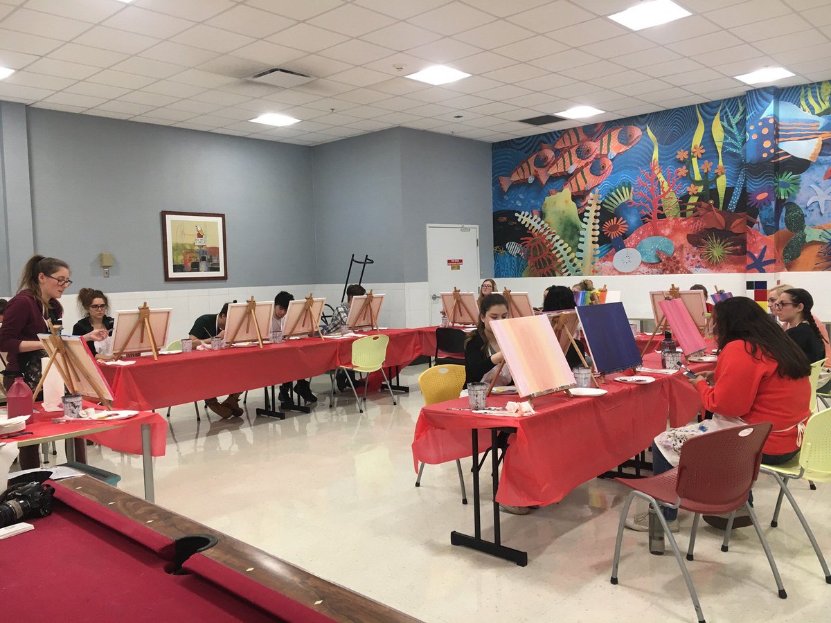 LawrenceTower's tweet photo. A big thanks to @rhac for funding our Studio 614 Paint Program and giving Lawrence residents a chance to unleash their creativity! https://t.co/mM1xKdW9cs