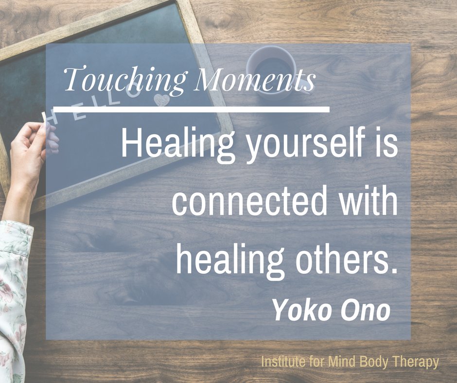 theIMBT's tweet photo. When you work as a healer in any capacity- whether it's through talk or touch, healing always starts with you first. #TouchingMoments #TuesdayThoughts https://t.co/sXg7WizoWu